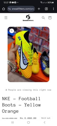 football shoes UK 8 size