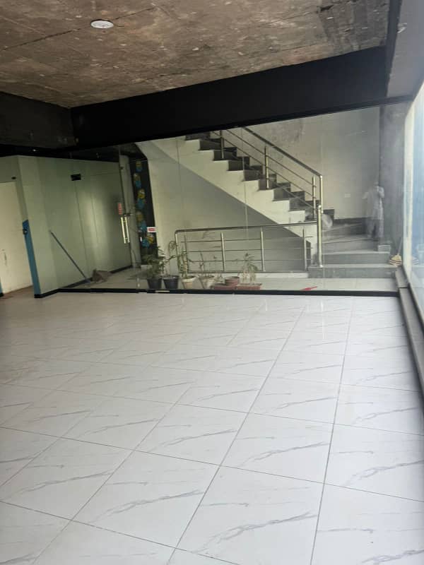 office space for rent For Software house Call centre setup main road front in johar town very hot location best opportunity for office (CO Working Space 7