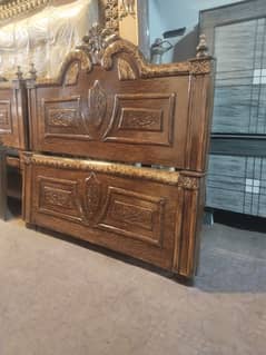 Wooden Used Single Bed