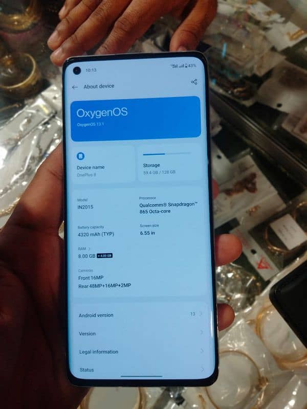 OnePlus 8 dual sim approved 8+8 128gb 03047225754 5