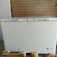 Haier large size freezer  white colour 2 doors Haier model 224