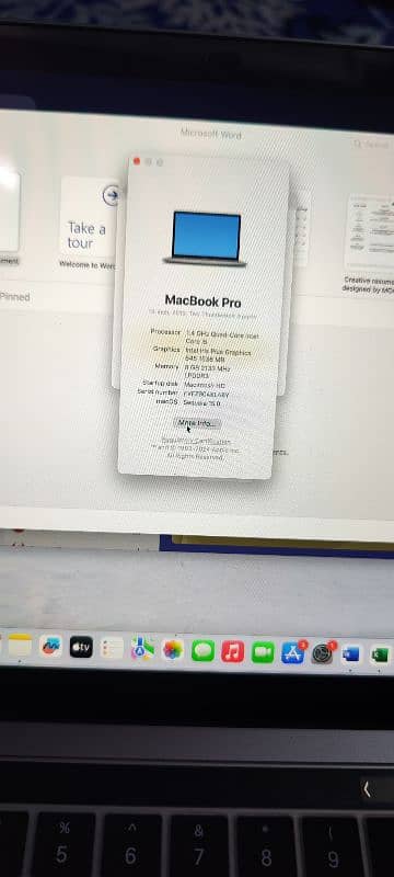 MACBOOK PRO 2019 8GB RAM 128GB BRAND NEW 1 MONTH USED ONLY WITH BOX 9