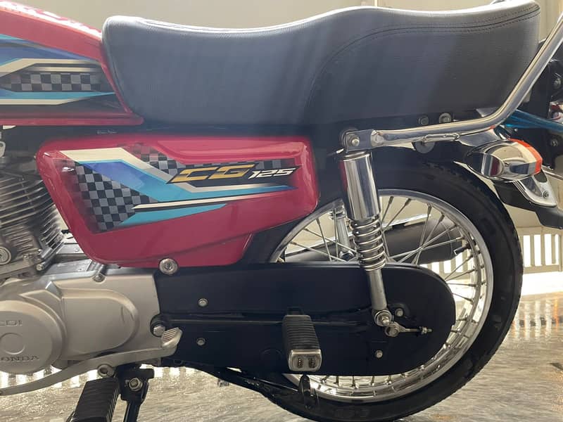 Honda CG 125 2024 Red End to End Geniune Condition 9