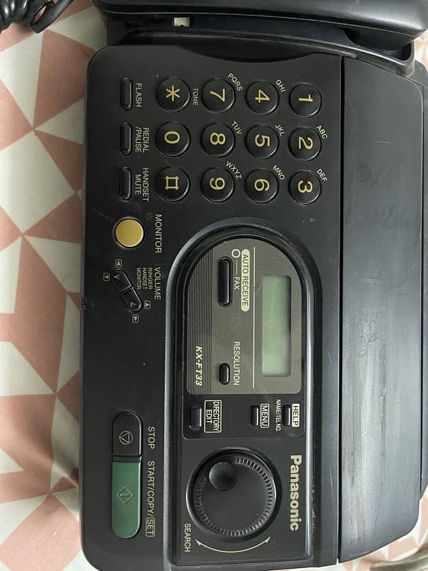 Fax Telephone Machine Panasonic KXFT33 2