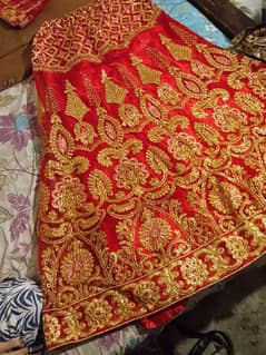 Bridal lehenga blkul new lush only one time uze.