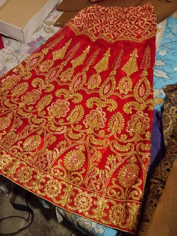 Bridal lehenga blkul new lush only one time uze. 1