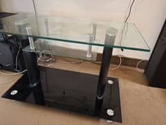 Glass TV Trolley