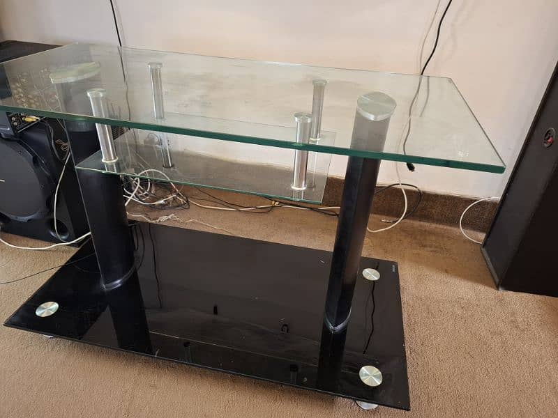 Glass TV Trolley 0