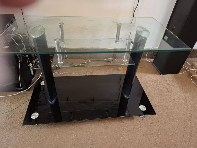 Glass TV Trolley 1