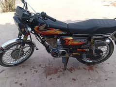 honda CG 125 black color