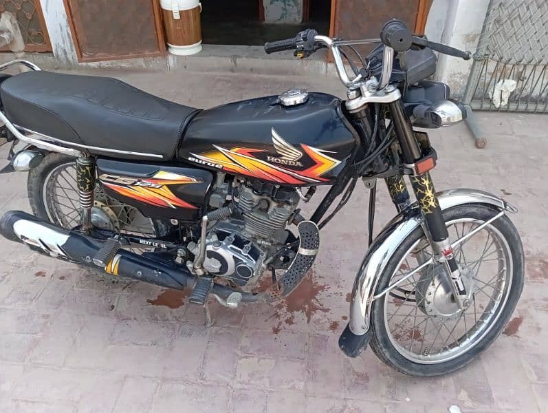 honda CG 125 black color 1