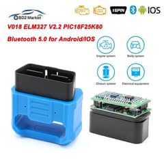 New OBD2 V018 Car Diagnostic Tool 5.0 ELM327 V2.2 Scanner Android/IOS