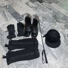 horse riding kit with DMS shoes