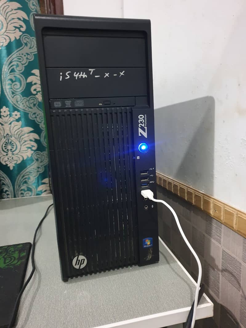 i7-4770 16GB Ram 128GB Ssd GTX 1050 400W PSu with 6 pin 4