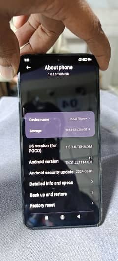 xiaomi Poco f3 5G 875 SD 8+8 256