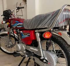 Honda cg 125 2024 zero meter condition first owner 1800kilometer 0