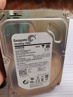 4TB (4000GB) EXTERNAL HARD DRIVE.