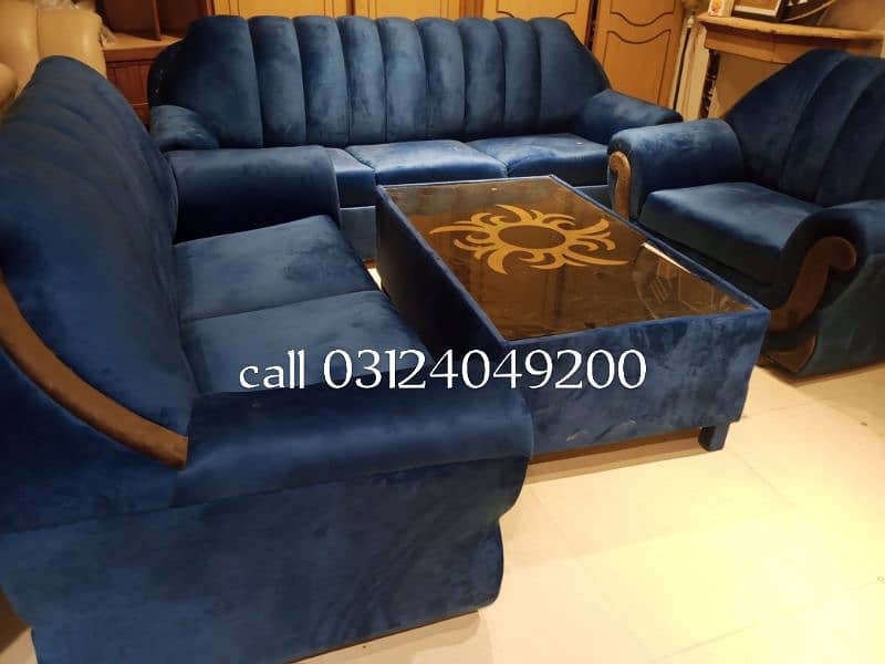 slightly uses sofa set 3 2 1 seater call 03124049200 0