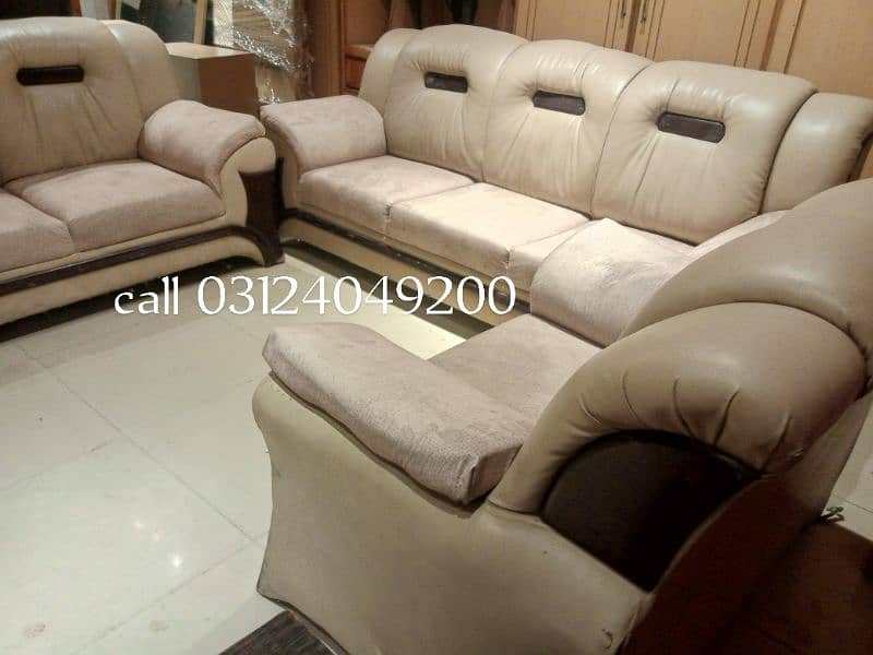 slightly uses sofa set 3 2 1 seater call 03124049200 1