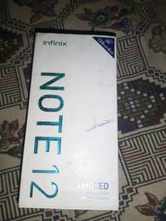 Infinix Note 12 blue colour 6GB G88 processor 128GB