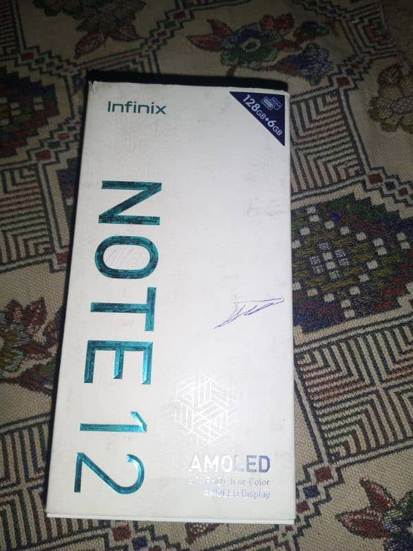 Infinix Note 12 blue colour 6GB G88 processor 128GB 0