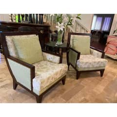 Solid Sheesham Arm Chairs,