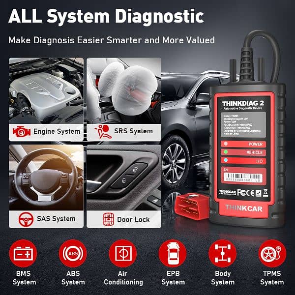 Thinkdiag 2 All Car CANFD Protocols Reset service OBD2 Diagnostic Tool 7