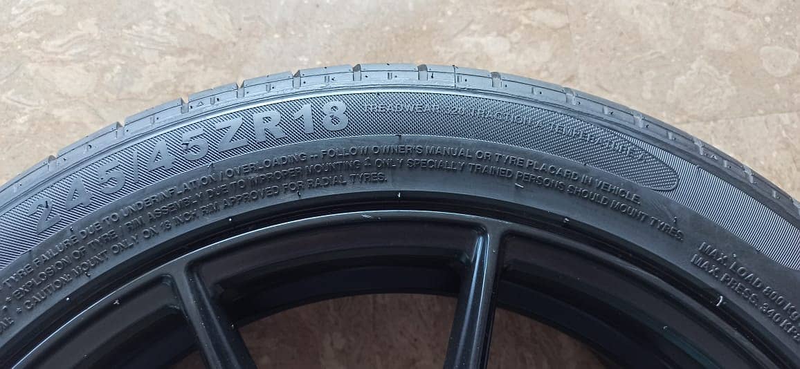 Altenzo 18-Inch Tyres with Rims – Excellent Condition for Sale 5