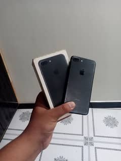 I phone 7 plus 128 GB with box total orignal Pta approved