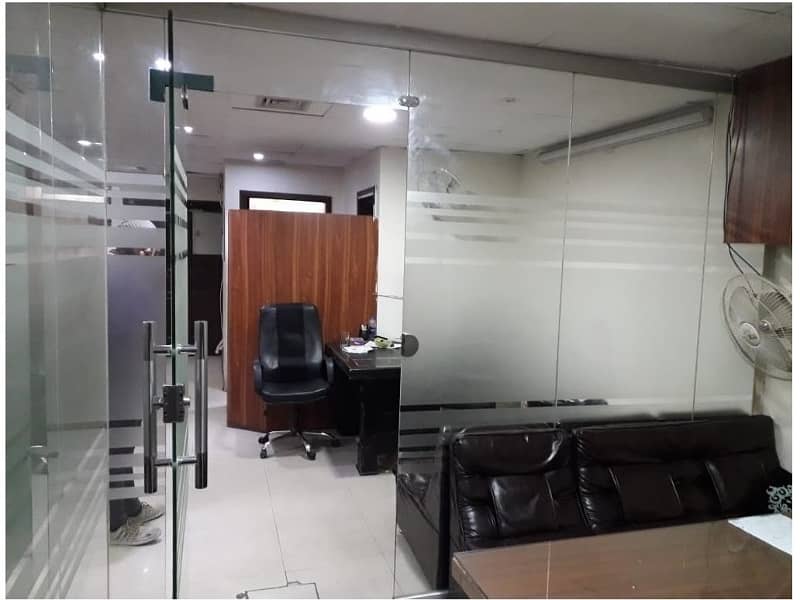 Fully Furnished Area 850 Square Feet Office Available For Rent Real Pictures in Main Boulevard Road Gulberg 3 Lahore 4