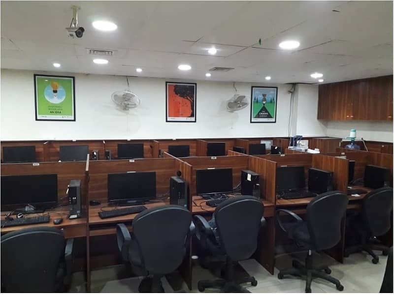 Fully Furnished Area 850 Square Feet Office Available For Rent Real Pictures in Main Boulevard Road Gulberg 3 Lahore 8