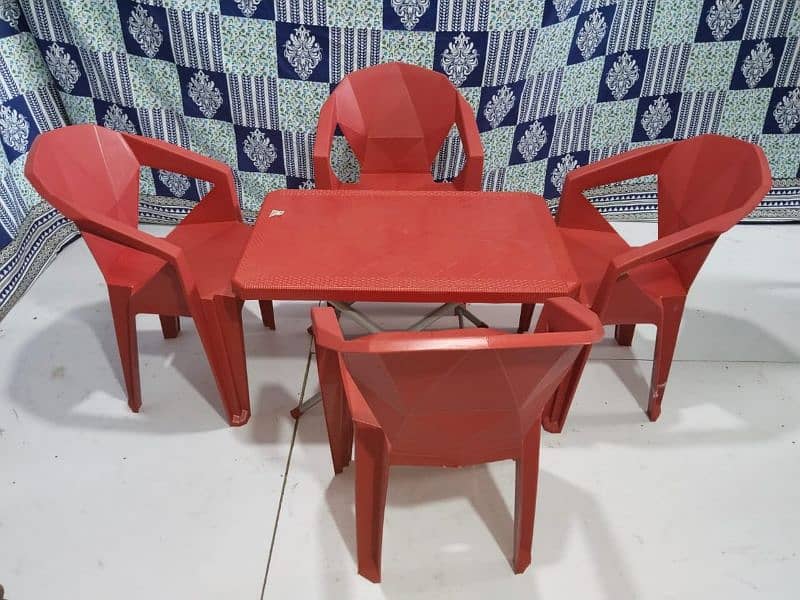 plastic Chair table 6 Chair with table wholesale price 13