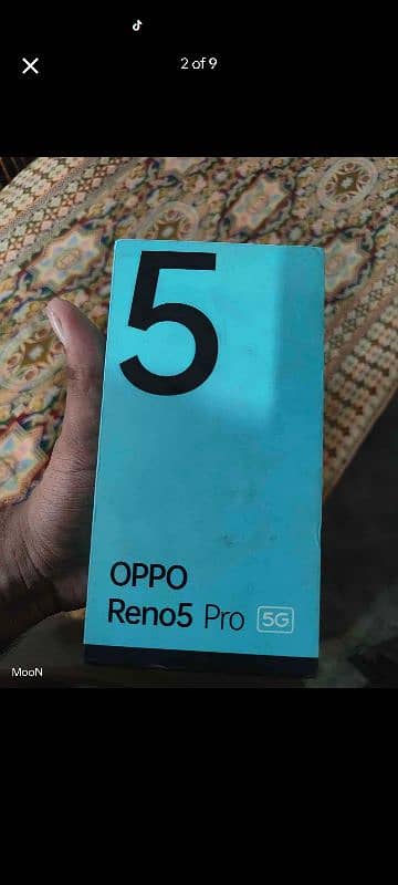 OPPO Reno 5Pro 5G 12/256 Green line Hy but all ok lush condition albox 5