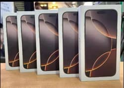 iPhone 16 pro max jv all color available 256gb