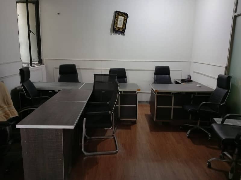 4 Marla Commercial Furnished Hall With 3 Table Available For Rent in DHA Phase 1 Block K 2