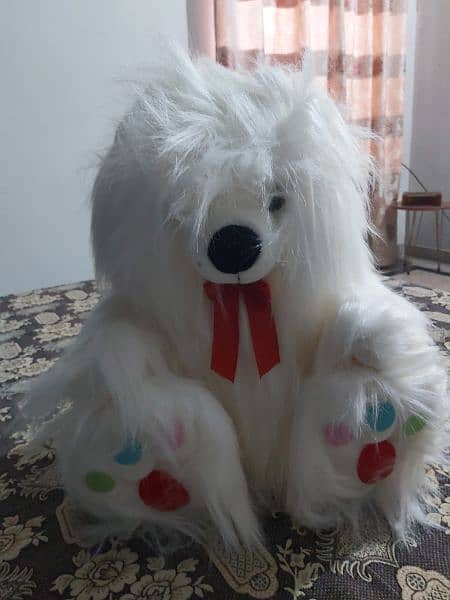 New untouched teddy bear in white color 0