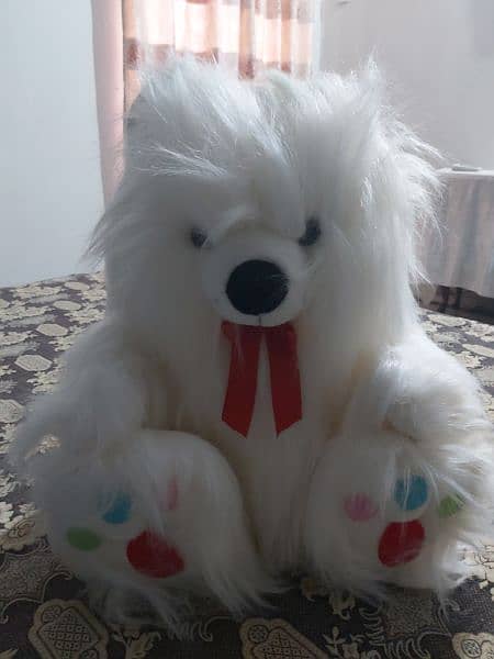 New untouched teddy bear in white color 1