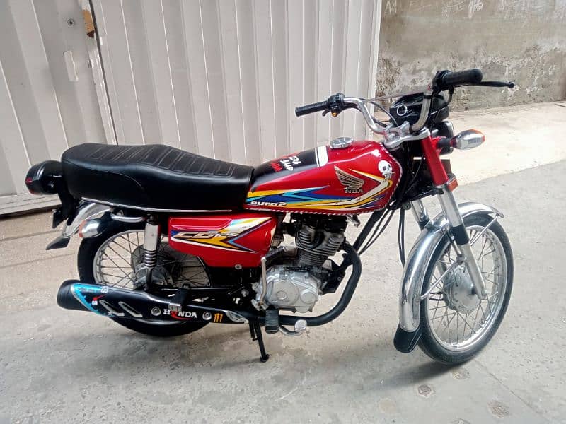 HONDA CG 125 RED COLOR MINT CONDITION/03307987830 4