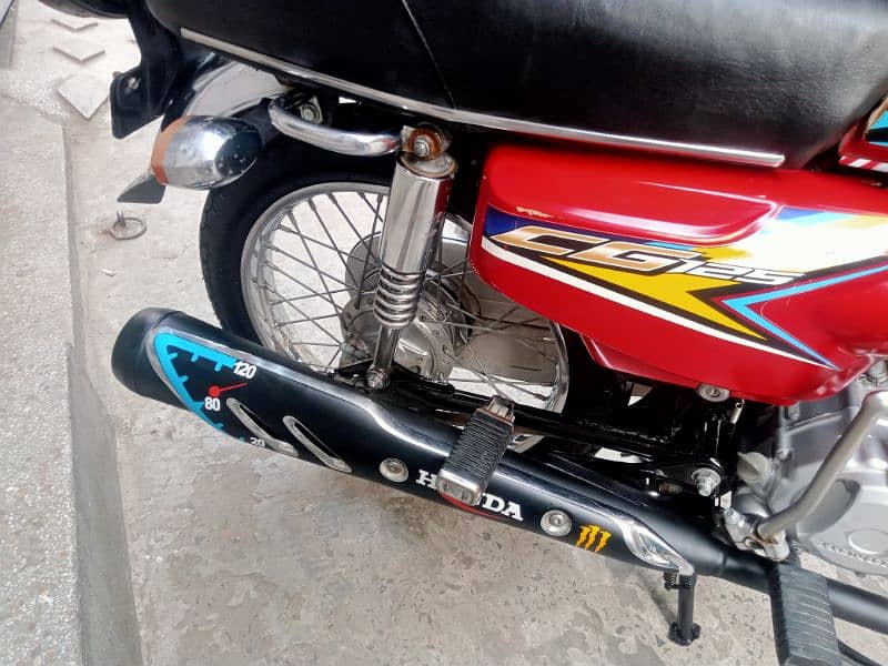 HONDA CG 125 RED COLOR MINT CONDITION/03307987830 5