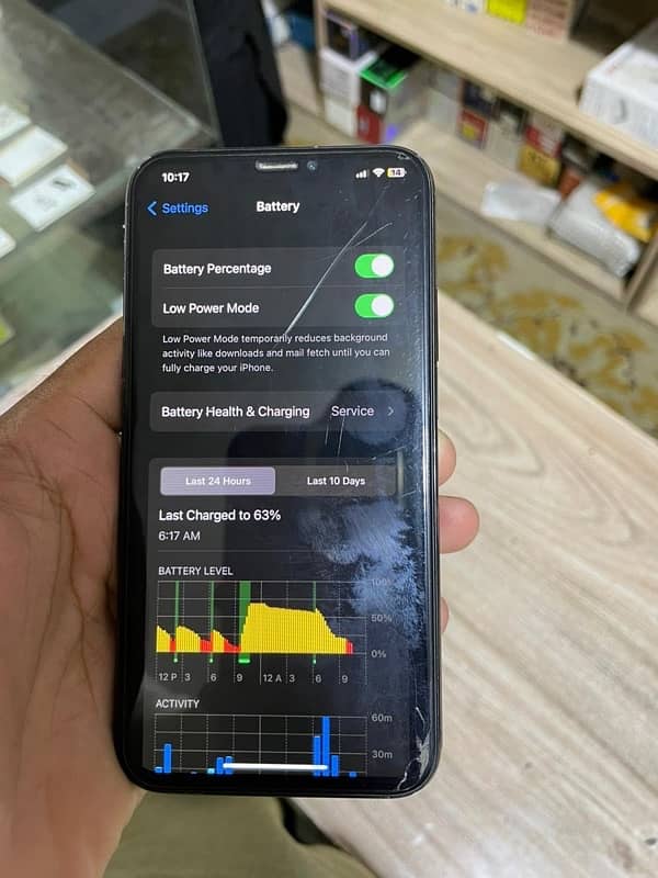 iphone x 64 gb Battery service PTA Apporve 1