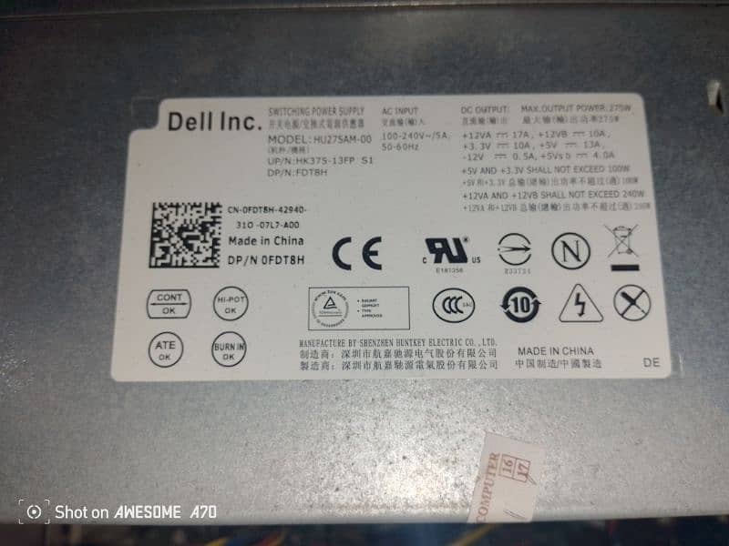 DELL i7-3rd gen PC 10