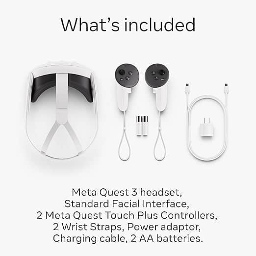 Meta Quest 3 128GB— Breakthrough Mixed Reality Headset 8