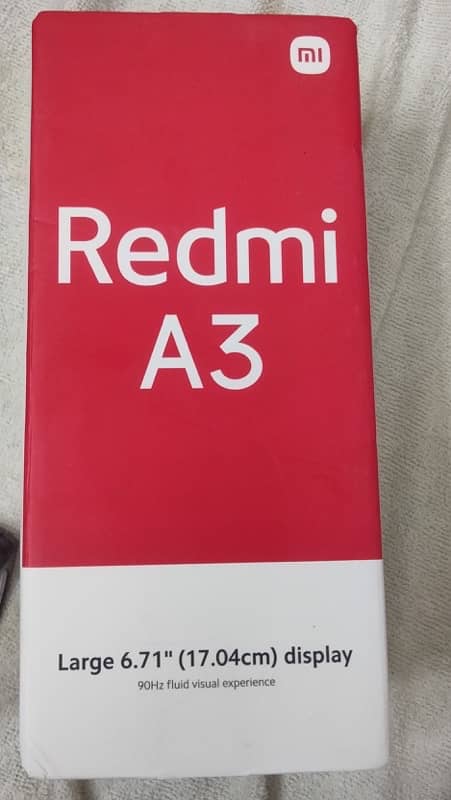 Redmi A3 Box Pack 4gb and 128gb Memory 0