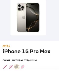 iphone 16 pro max 256gb