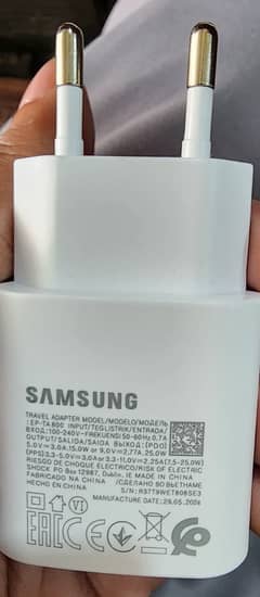 Samsung 25w Original Charger (Type C to Type C)