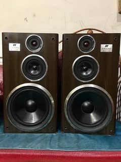 sansui 3 way speakers