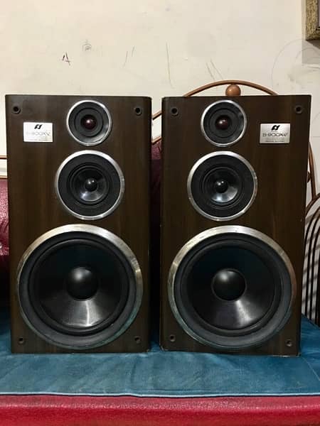 sansui 3 way speakers 1