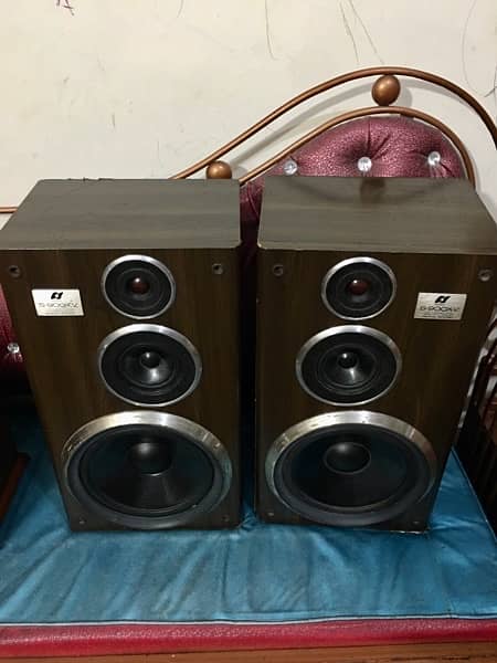 sansui 3 way speakers 2