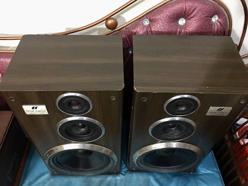 sansui 3 way speakers 5