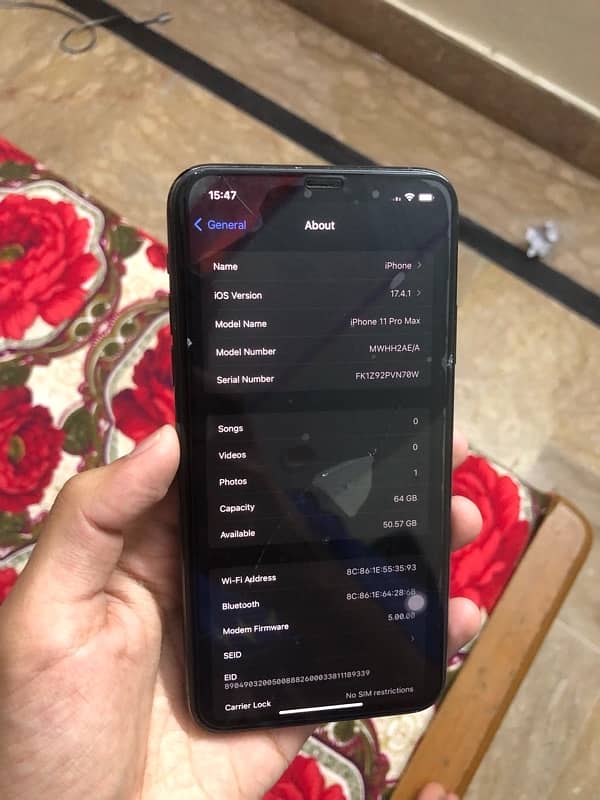 iphone 11 pro max 64 gb dual approved 6